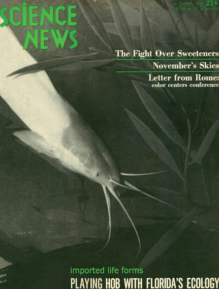 Science News cover from October 26, 1968