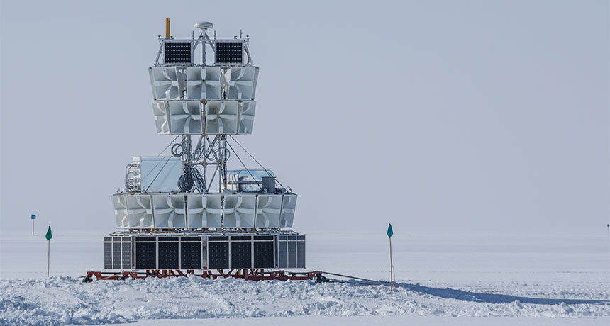 ANITA experiment in Antarctica