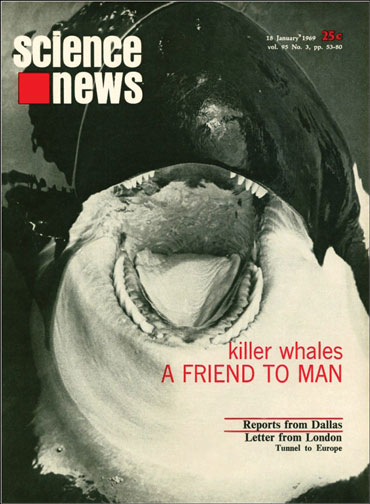 Science News cover from January 18, 1969