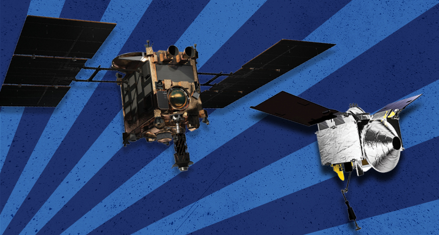 Hayabusa2 and OSIRIS-REx