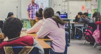 students in a classroom