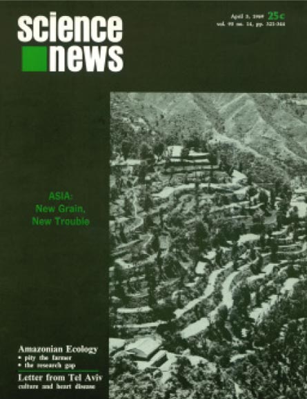 Science News cover from April 5, 1969