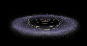 an illustration of the Kuiper Belt