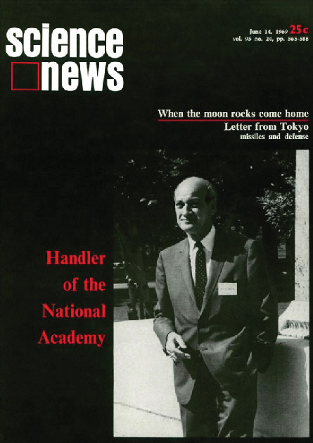 Science News cover from June 14, 1969