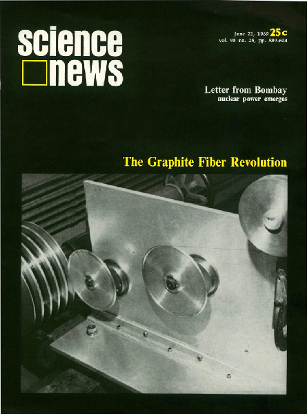 Science News cover from June 21, 1969