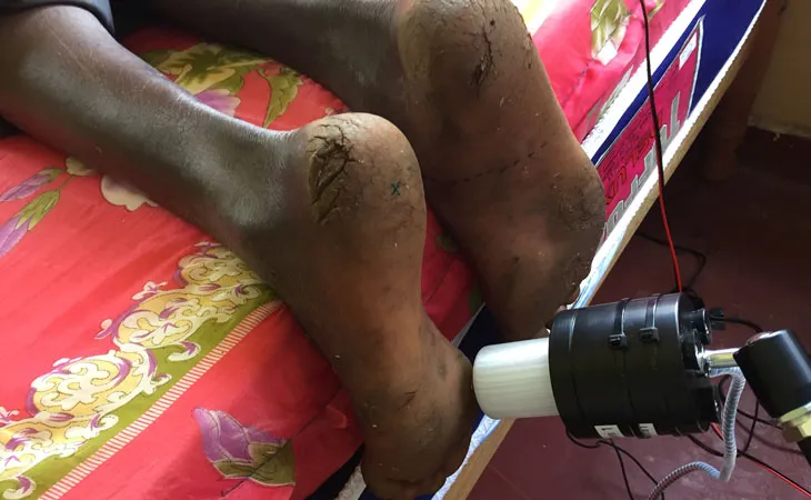 close up picture of feet