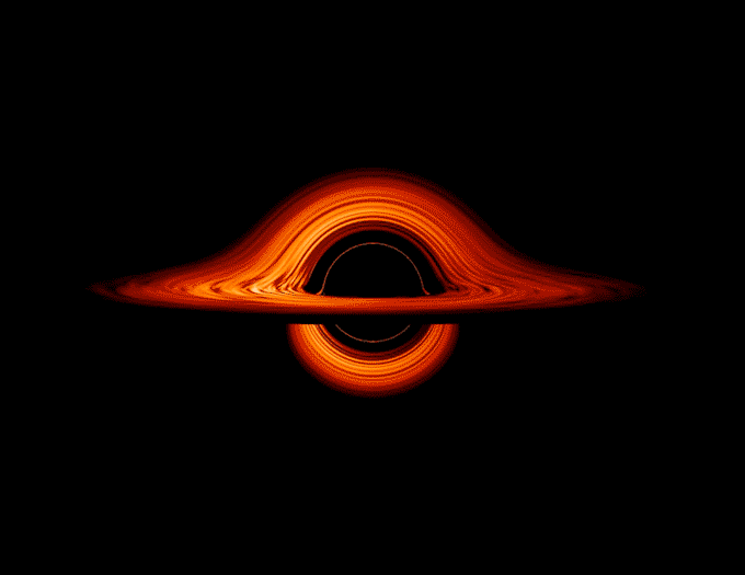 black hole simulation