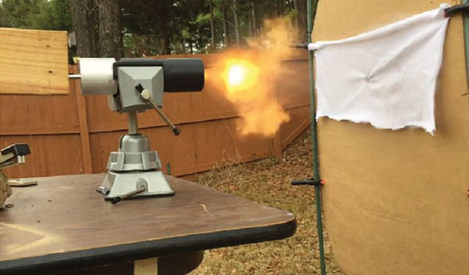 3-D printed gun testing