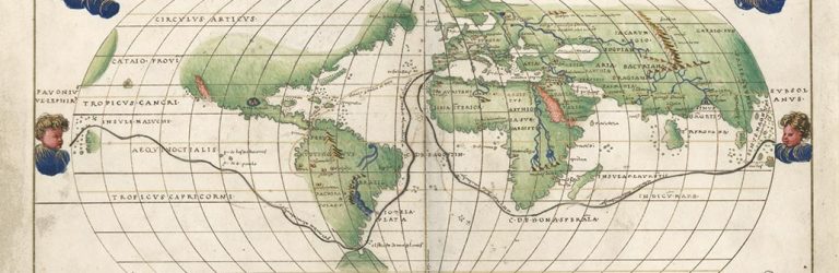 map of Magellan's route