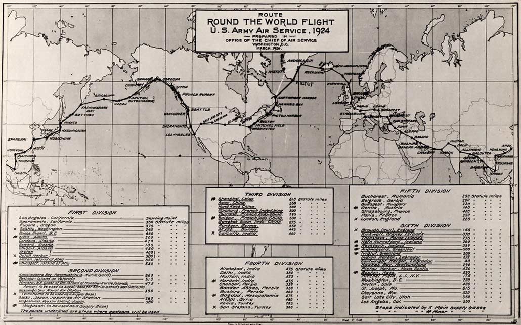 Magellans of the Air map