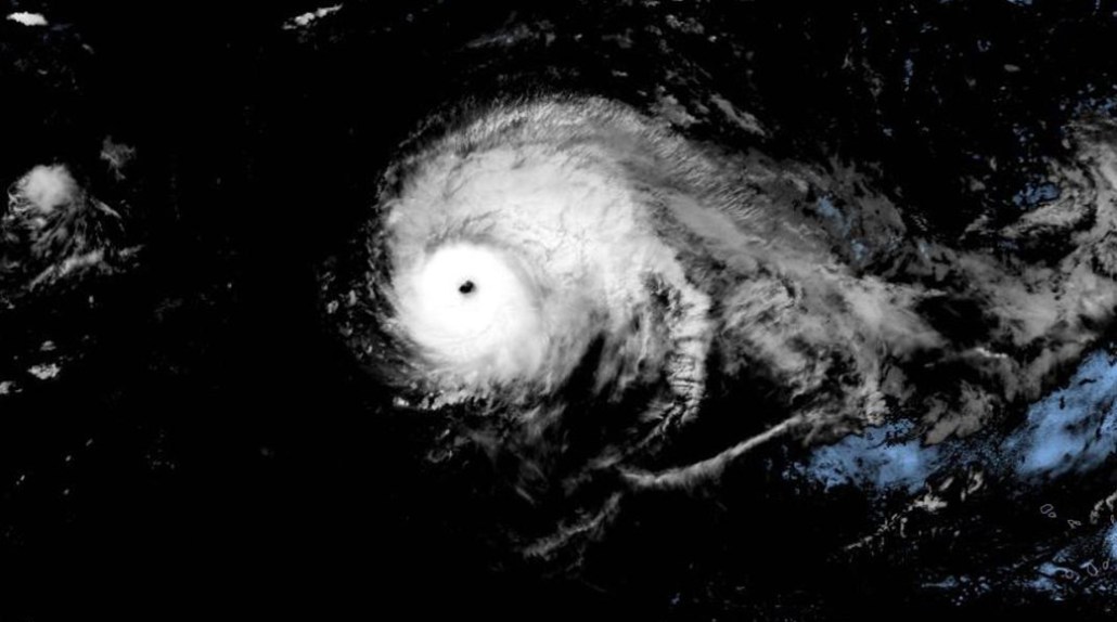 Hurricane Lorenzo satellite image
