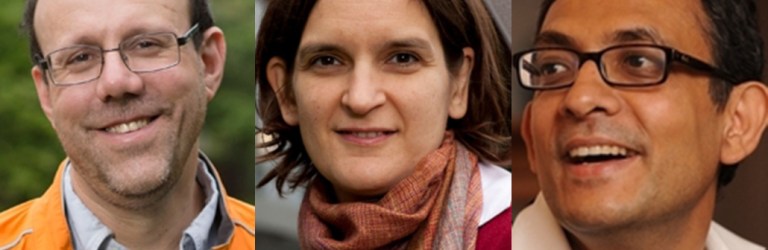 Michael Kremer, Esther Duflo and Abhijit Banerjee