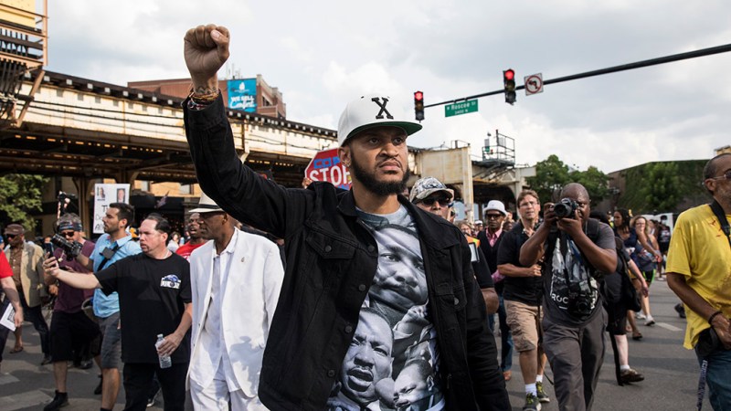 Chicago anti-violence protestors