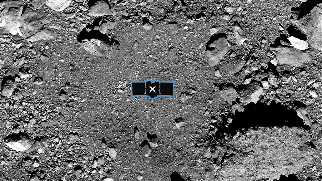 Bennu landing site