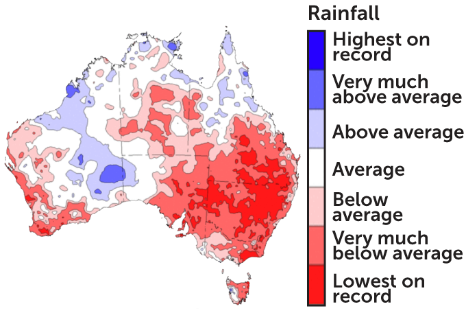 Rainfall map