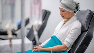 patient receiving chemotherapy