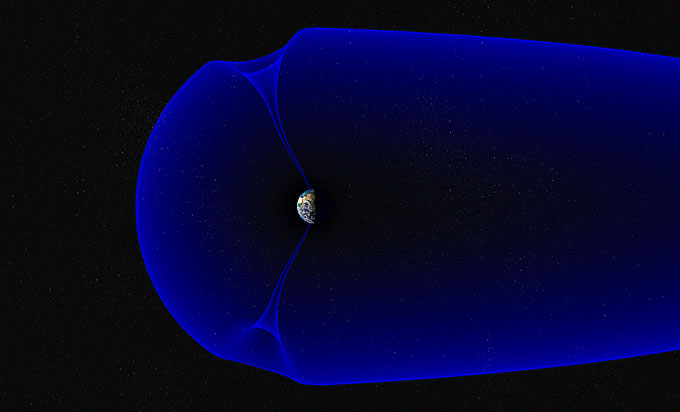 illustration of the magnetosphere