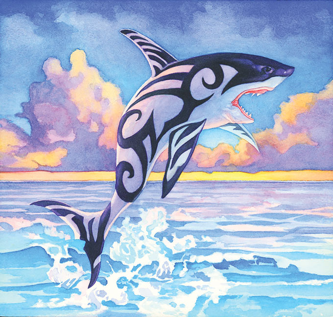 whale share illustration