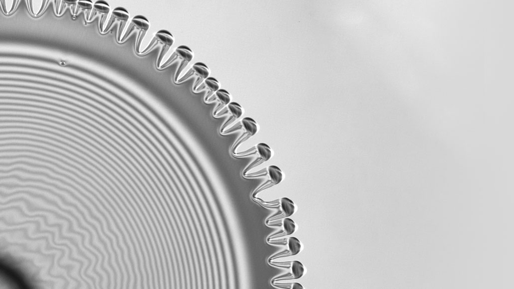 isopropanol ethylene glycol mix droplet