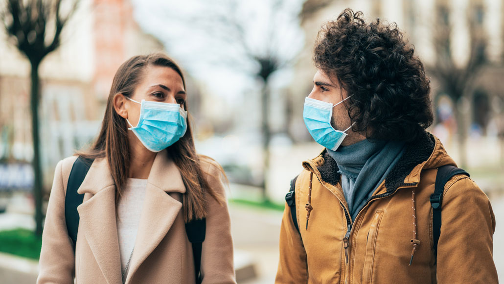 women wearing face masks