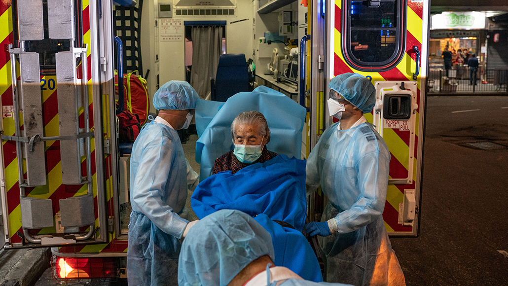 COVID-19 patient in Hong Kong