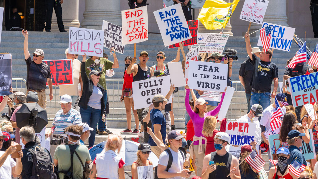 protest in Los Angeles