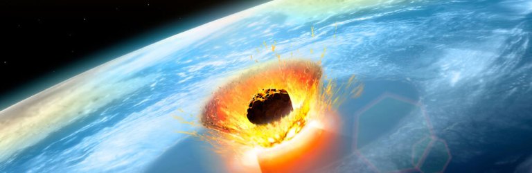 Chicxulub impact illustration