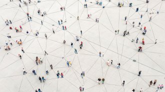 network diagram of people