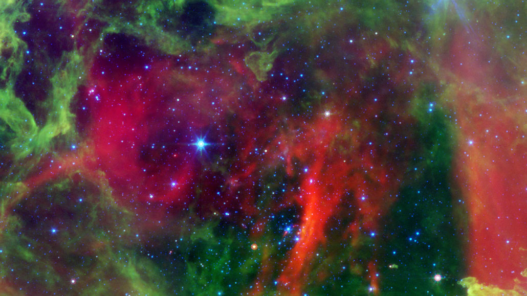 Star cluster in the Rosette Nebula