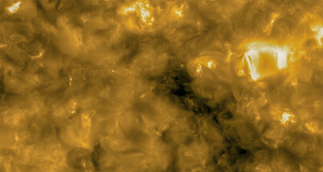 small 'campfire' flare on the sun