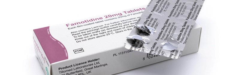 Famotidine, the active ingredient in Pepcid