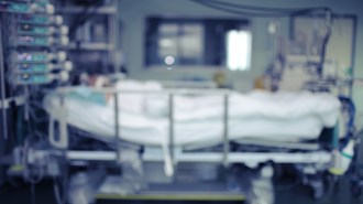 patient on life support