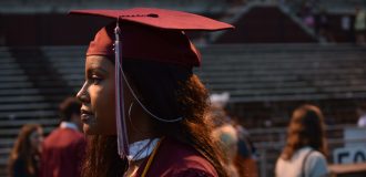 Woman at graduation