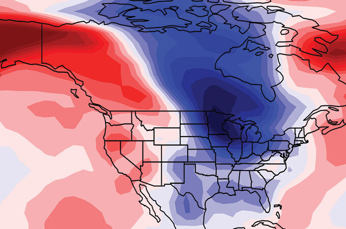 Observed weather pattern (January 26 to February 1)