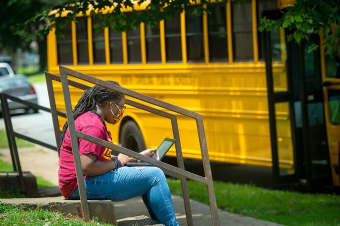 Guilford County smart bus with wi-fi