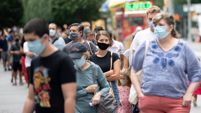 people wearing masks