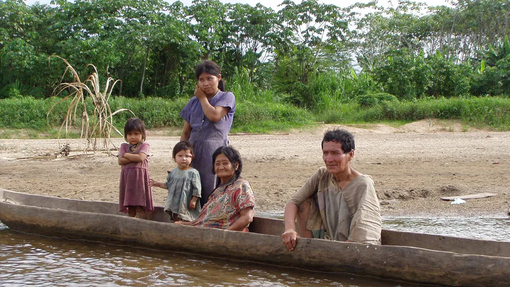 Members of Indigenous Bolivian group Tsimane