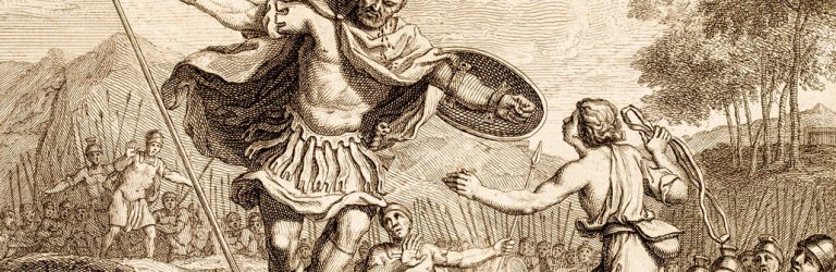David and Goliath illustration