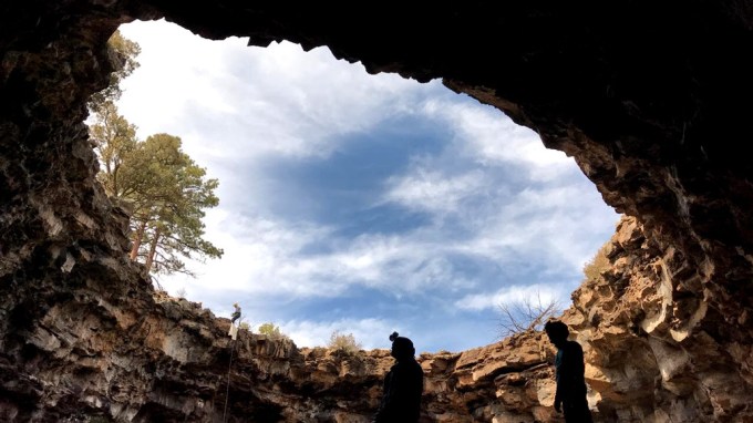 Lava tube in New Mexico