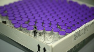 coronavirus vaccine vials