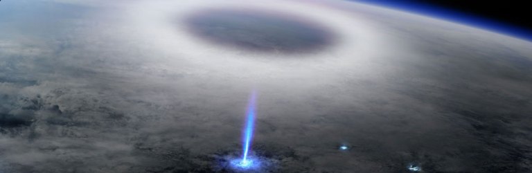 blue jet illustration