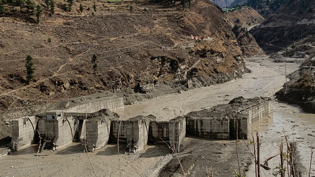 Flood in Chamoli District, India