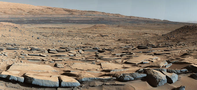 Mount Sharp rocks