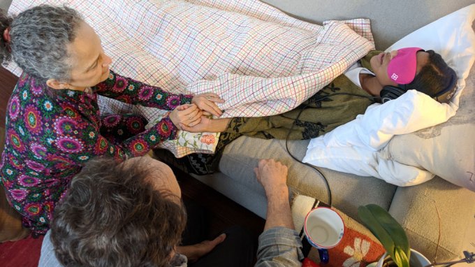 Therapists working with PTSD patient