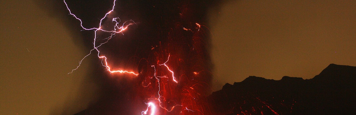 Sakurajima volcano eruption