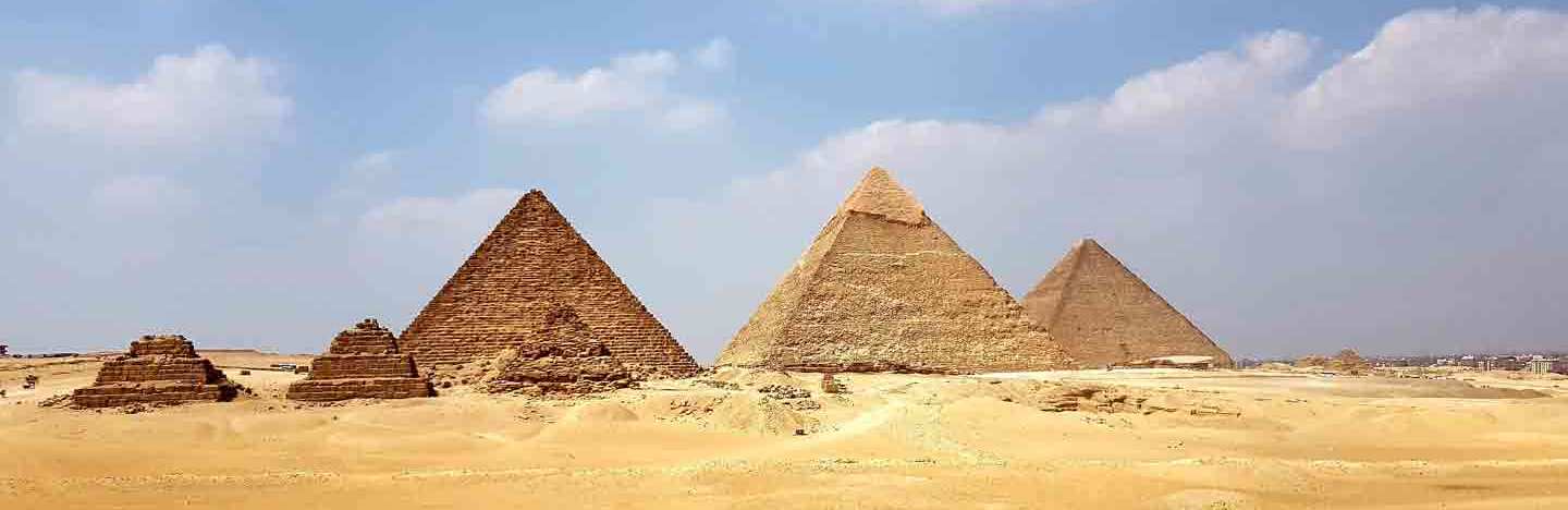 image of pyramids in Egypt