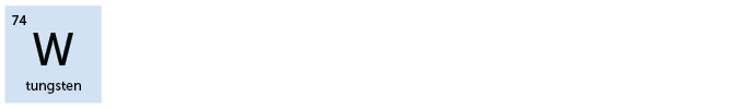 74, W, Tungsten