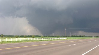 photo of a tornado in Oklahoma