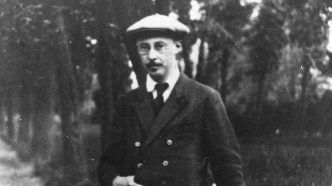 black and white photo of Alexander Friedmann