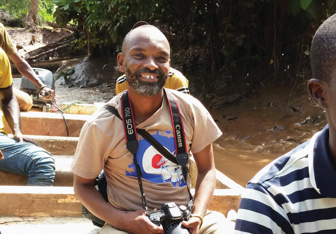 Science journalist Geoffrey Kamadi